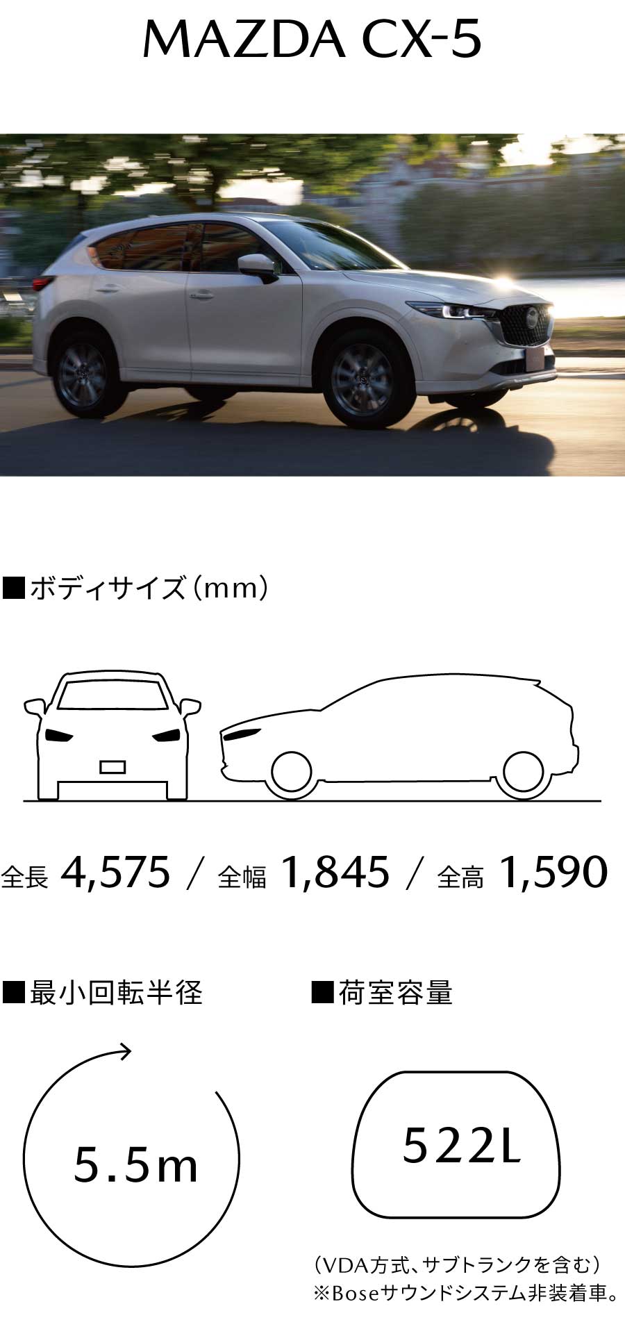 サイズ比較 MAZDA CX-5