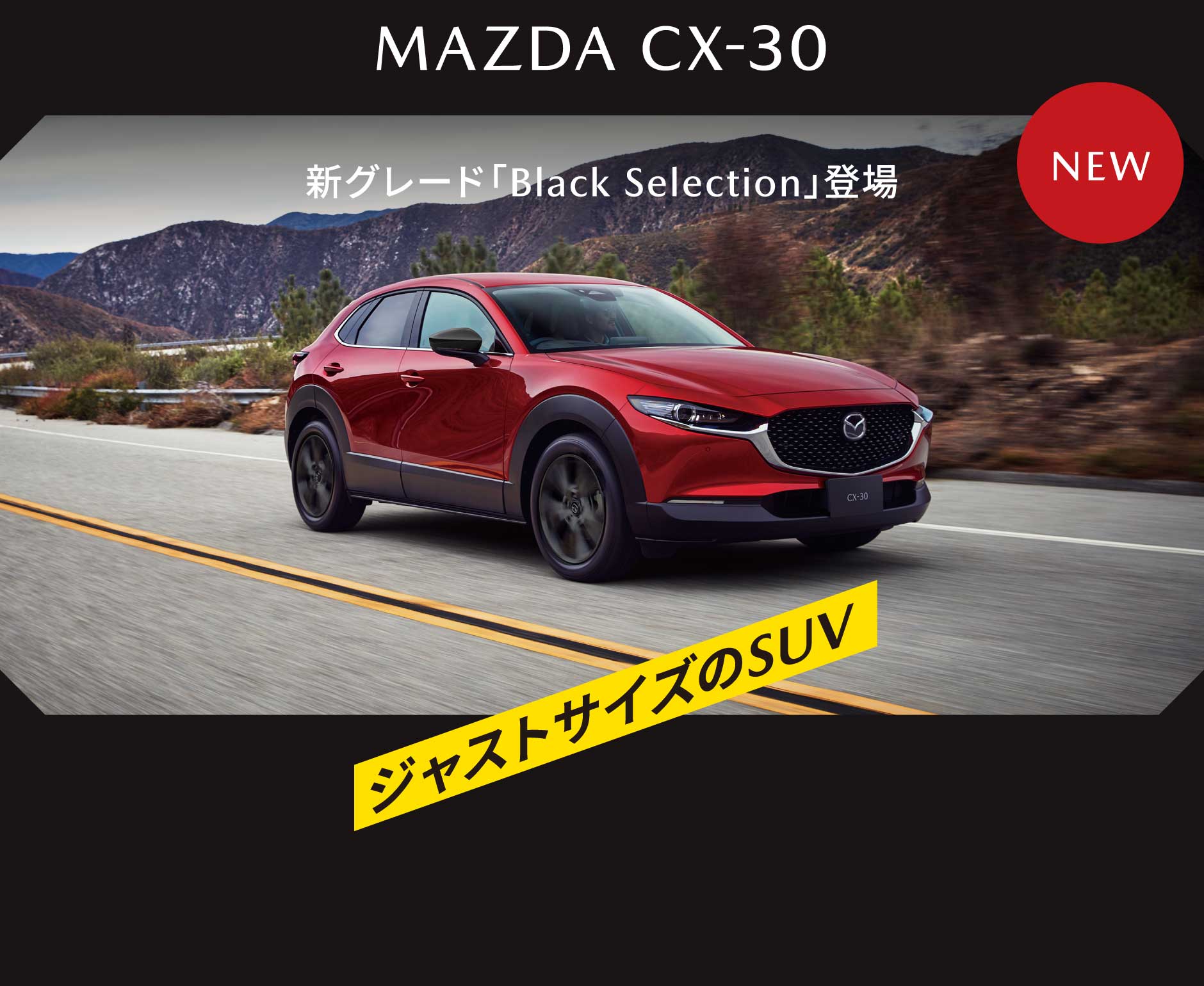 MAZDA CX-30 ジャストサイズのSUV
