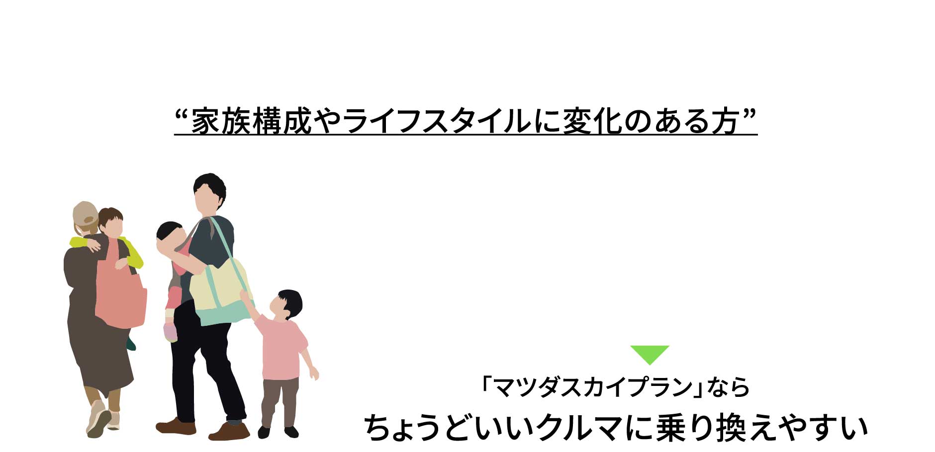 “家族構成やライフスタイルに変化のある方”