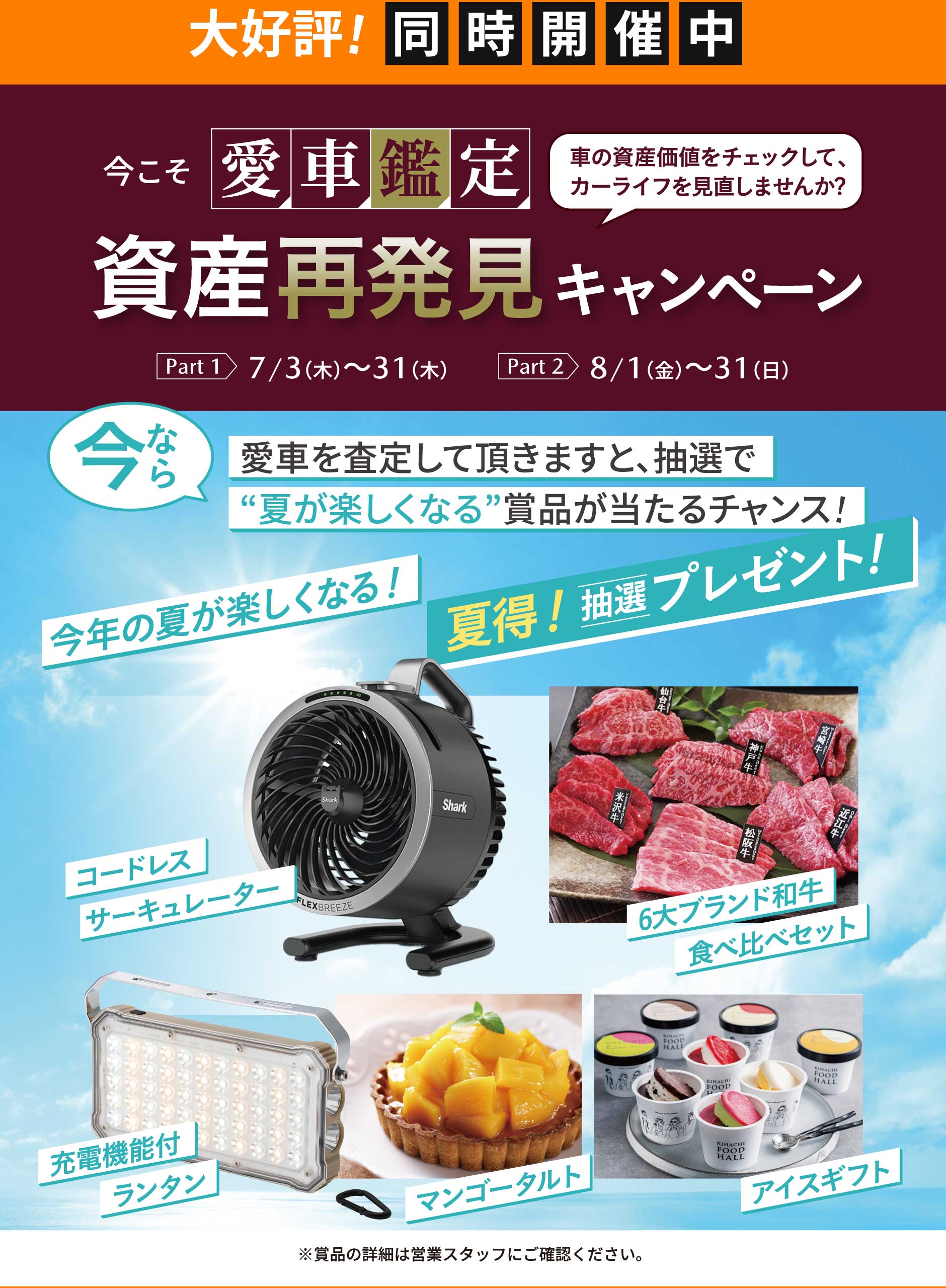 今こそ愛車鑑定再発見キャンペーン資産