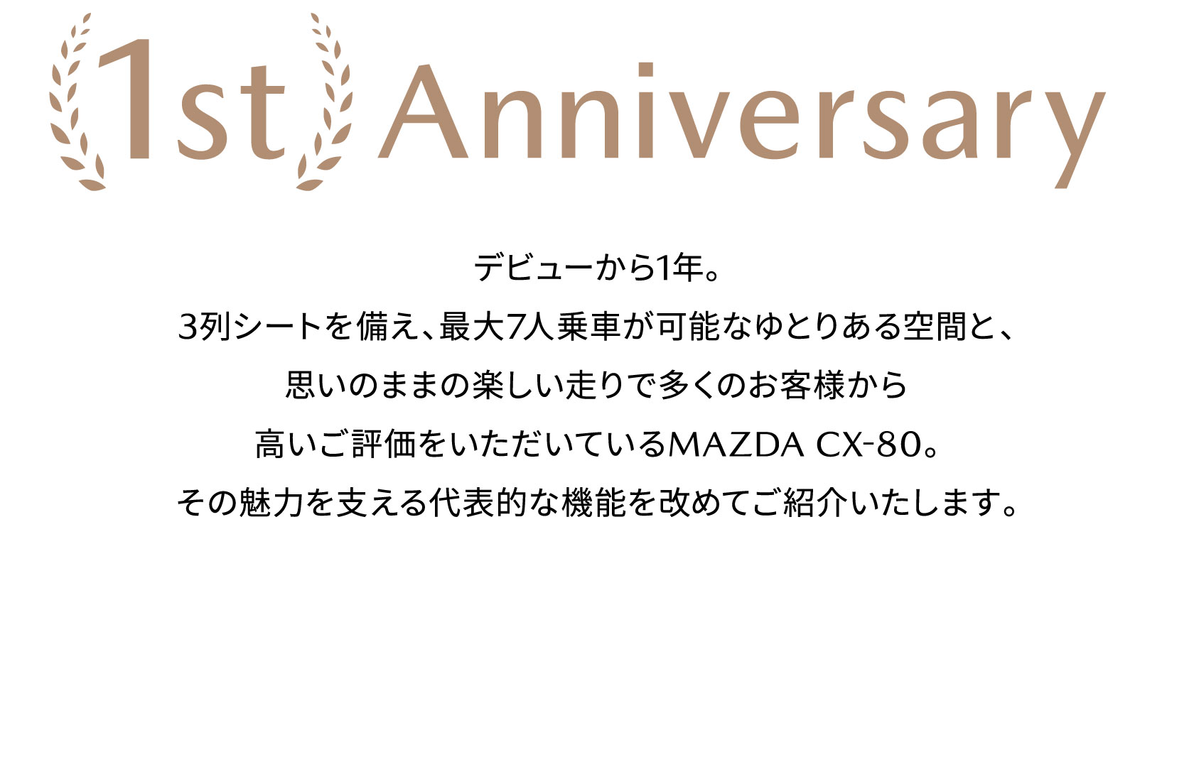 1st Anniversary