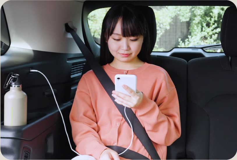 余裕のある3列目シート