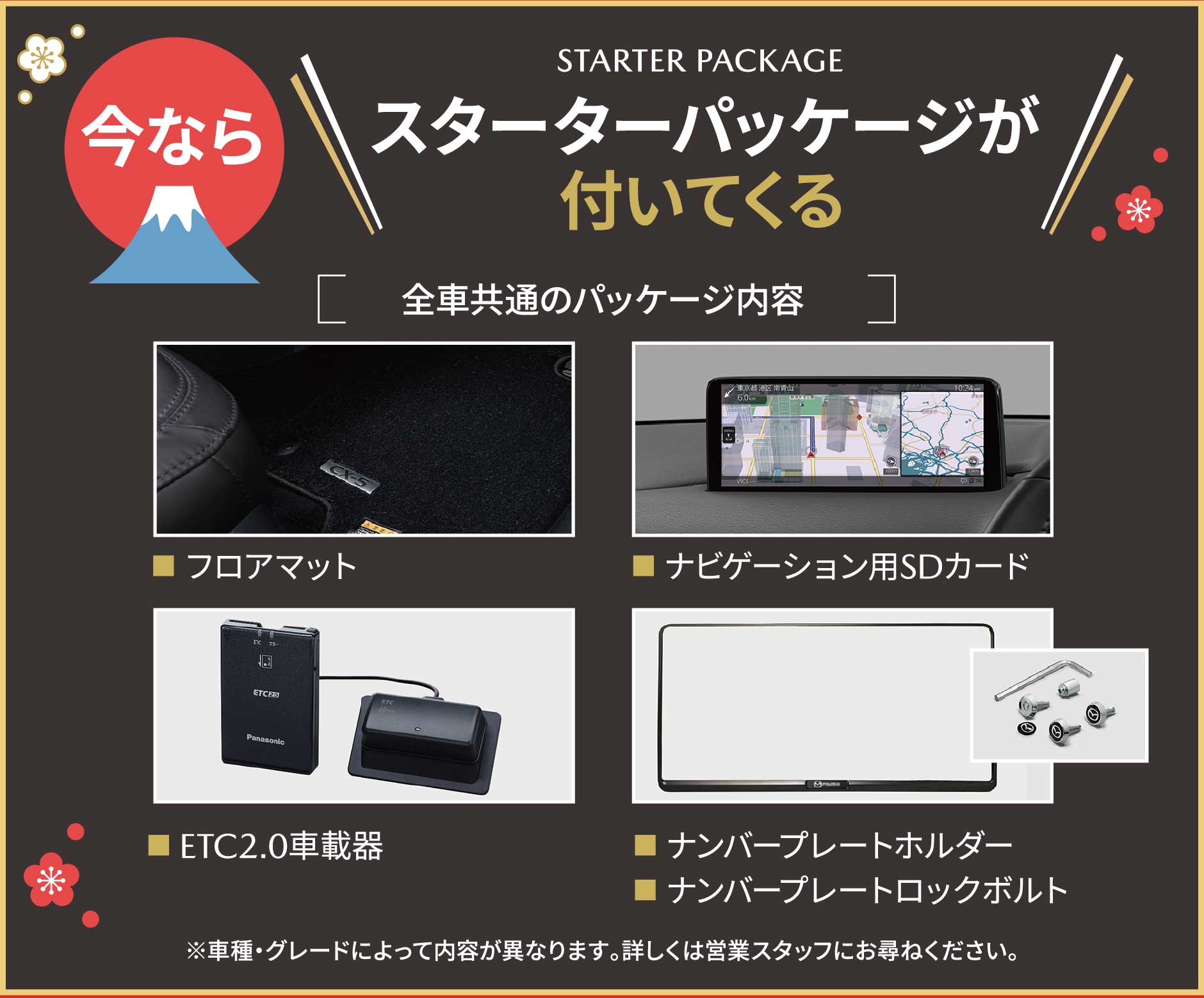 今ならスターターパッケージが付いてくる