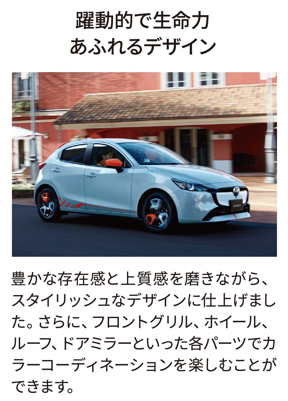 躍動的で生命力あふれるデザイン