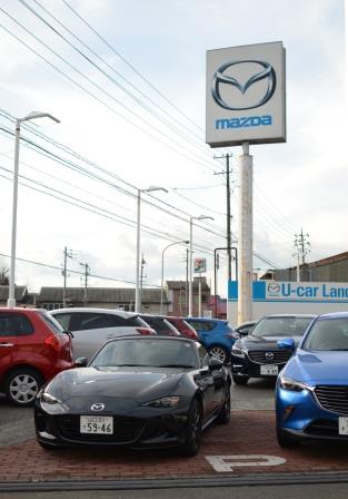 当店の試乗車はATです。楽しいですよ。