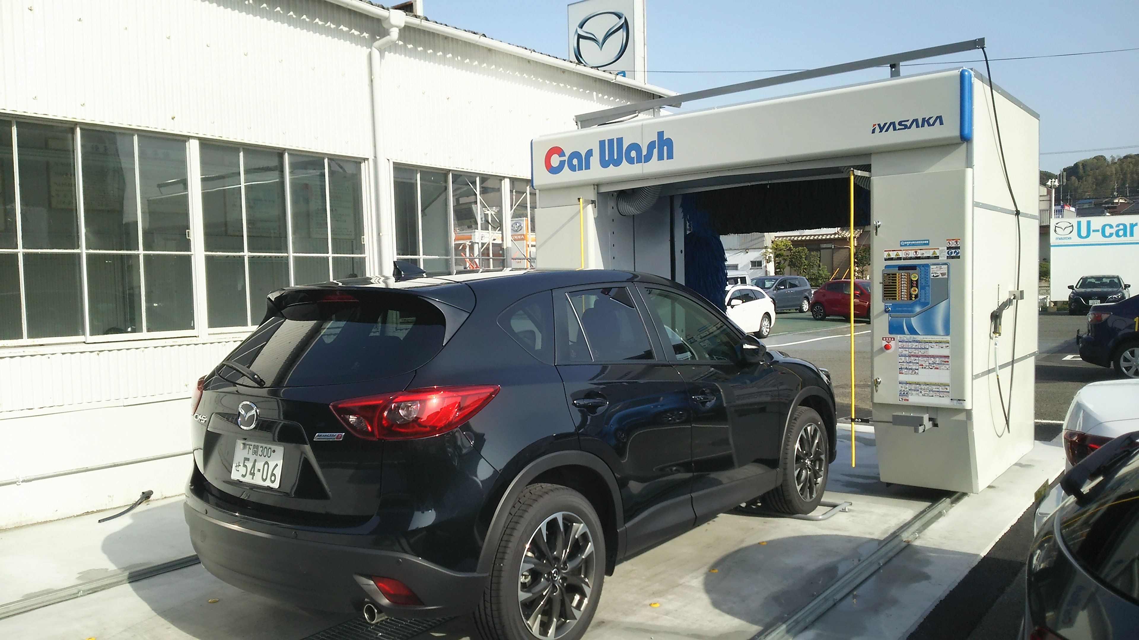 デモカー　CX-5洗車してみました。