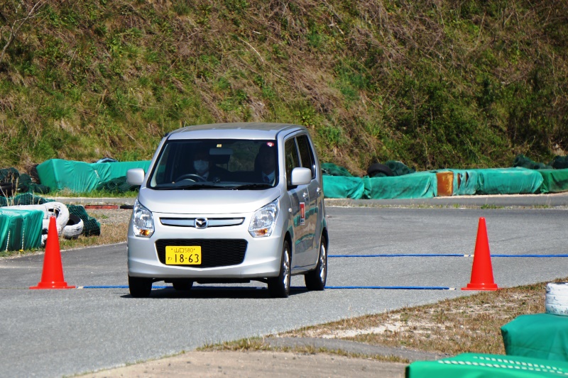 凸凹道に見立てた箇所。