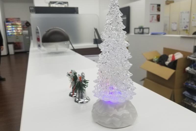 あと大きいサンタさんとクリスマスツリーも控えてます