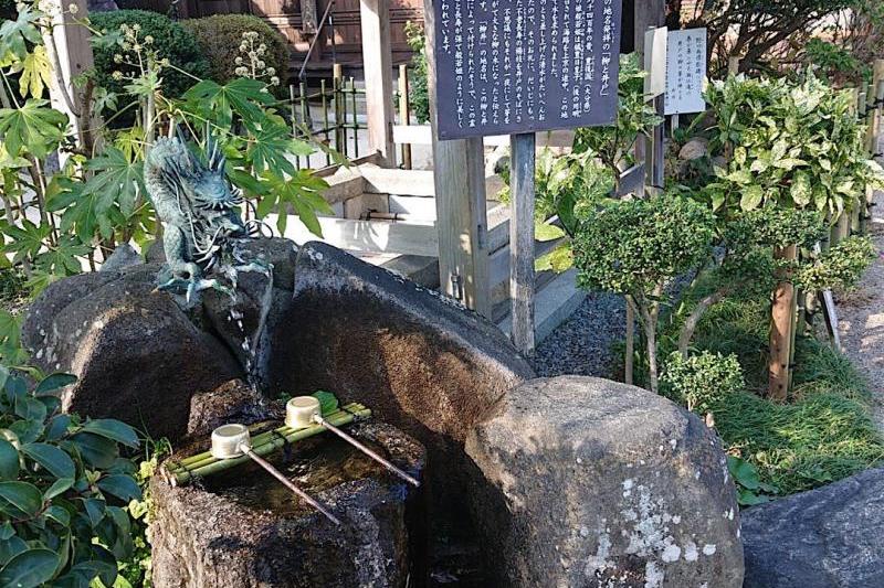 綺麗な水が湧いています。