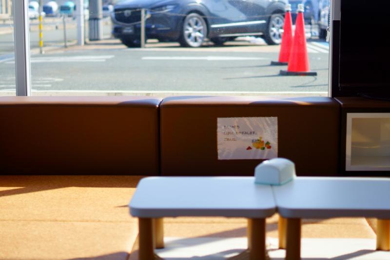 少し淋しいキッズコーナー