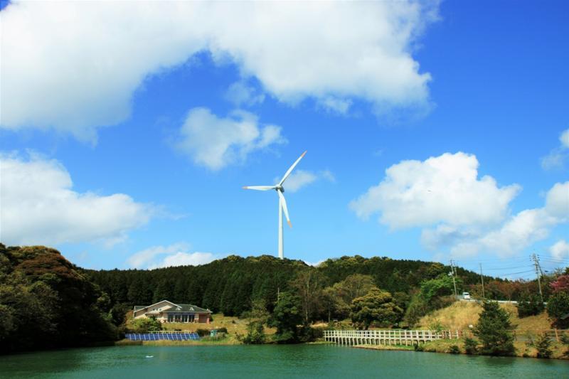 ため池と風力発電
