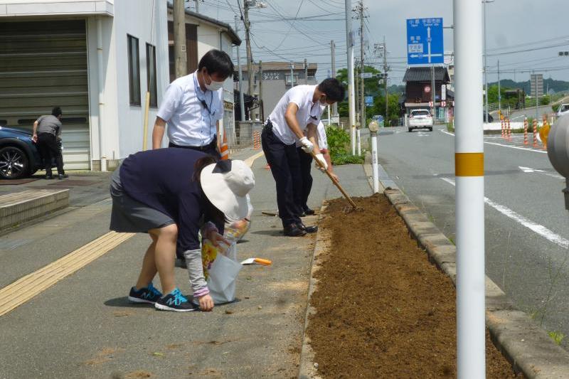 土が完成しました。