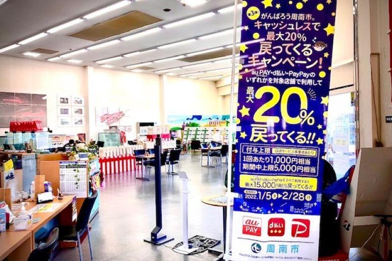 キャッシュレスで最大２０％戻ってくるキャンペーン