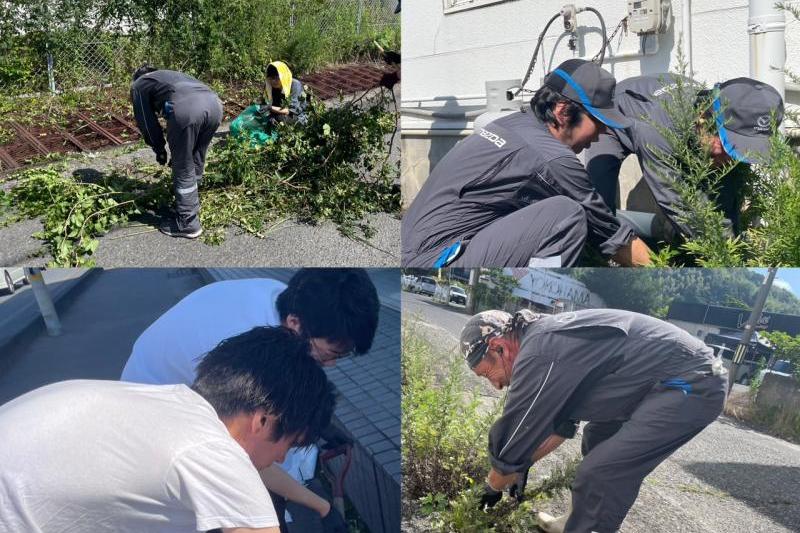 本日、櫛ケ浜地区一斉清掃に参加させていただきました。